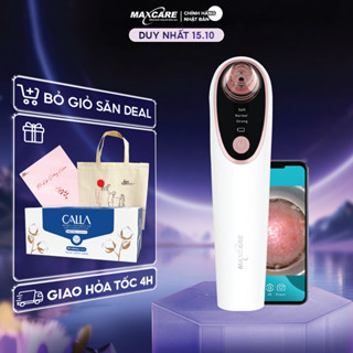 Máy Hút Mụn Đầu Đen Camera Soi Da Maxcare Max666PRO – Kết nối App, 3 Đầu Hút, 3 Cấp Độ, Bảo Hành 12T