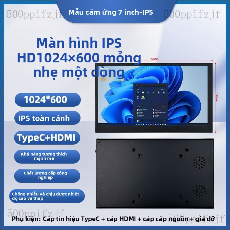 Màn Hình Hiển Thị7Inch9.7Inch10.1Inch4B3B Cảm Ứng HDMI Thương Mại IPS Màn hình di động2K Màn hình ph