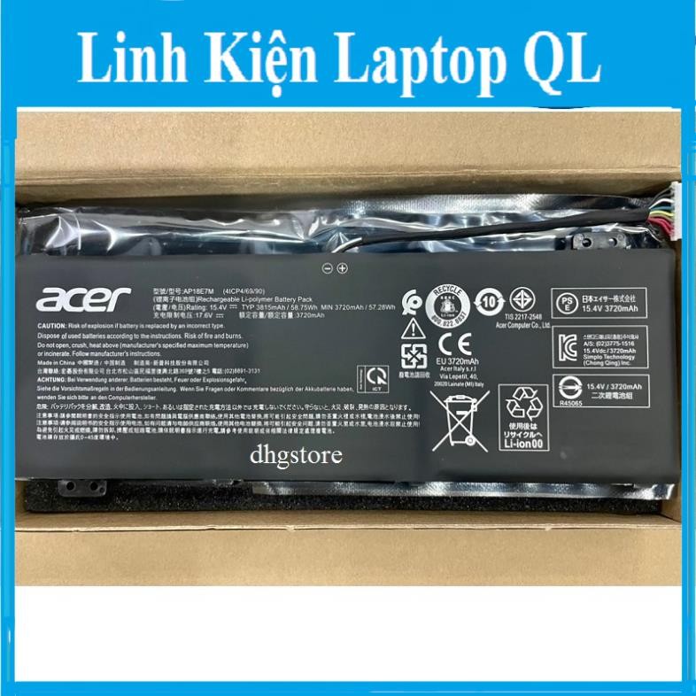 Pin laptop Acer Helios 300 PH315-52 PH315-53 PH317-53 PH315-54, Triton 300 PT315-51, AP18E7M, AP18E8