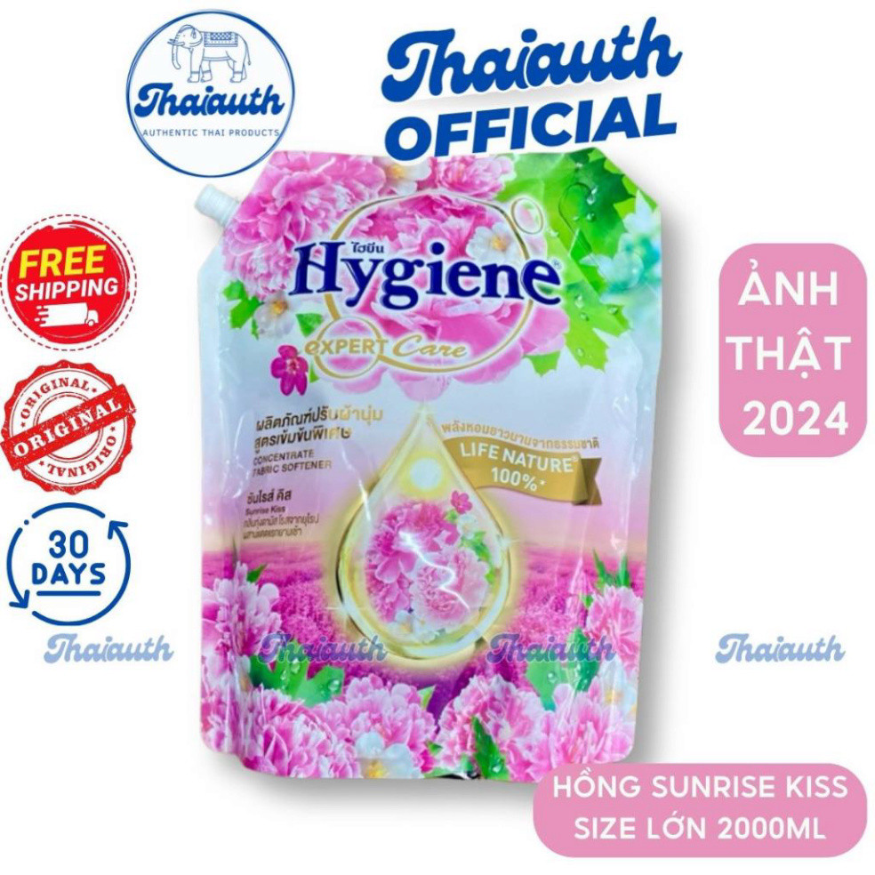 Nước xả vải Hygiene Thái Lan size lớn 2000ml - 2200ml Expert Care