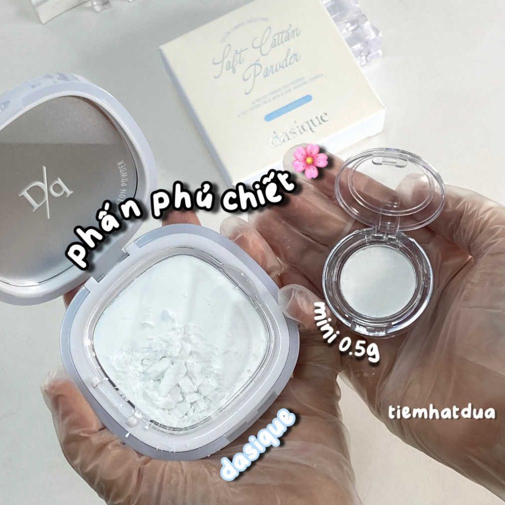 S [PHẤN PHỦ CHIẾT] [LƯU Ý TRỌNG LƯỢNG] Phấn Phủ Kiềm Dầu Dasique Soft Cotton Powder S