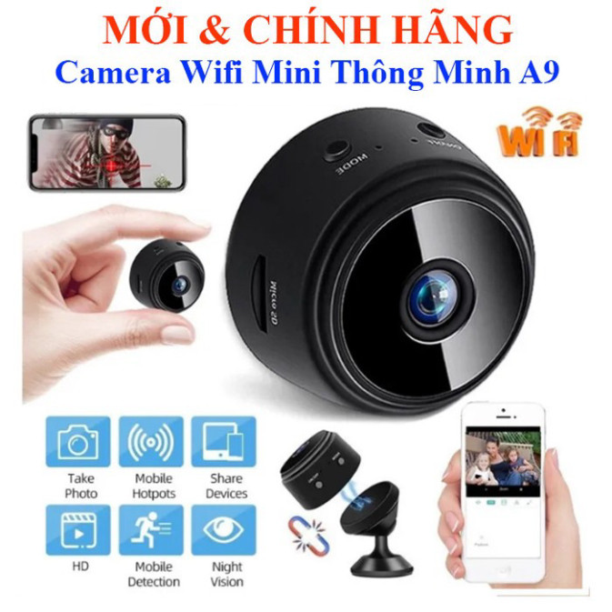 Camera Wifi Giám Sát An Ninh Trông Nhà Thông Minh Xem trưc tiếp trên điện thoại A9