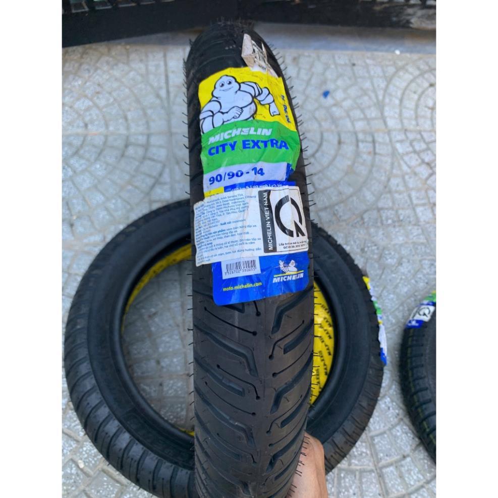 Vỏ lốp Michelin City Extra size 90/90-14 gắn cho AB, VARIO, VISION. Vỏ không ruột(săm)