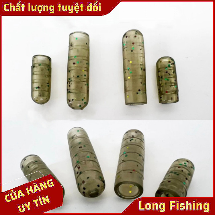 Chụp silicon bảo vệ nút thắt mani số 8 săn hàng chống rối - Mềm, co giãn, đàn hồi tốt - Long Fishing