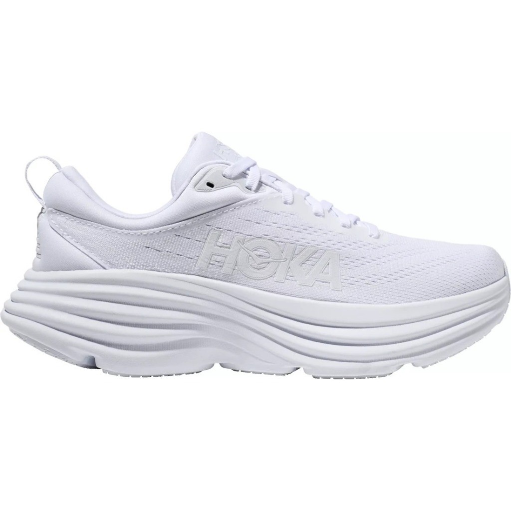 Giày Chính Hãng HOKA BONDI 8 | WHITE / WHITE