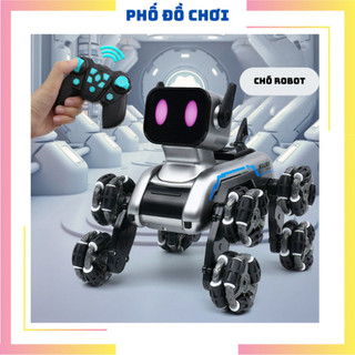  Đồ Chơi Robot Chó Thông Minh Siêu Cute 8 Bánh Xe Linh Hoạt Có Thể Di Chuyển Trên Nhiều Địa Hình Quà Tặng Hot 2024 