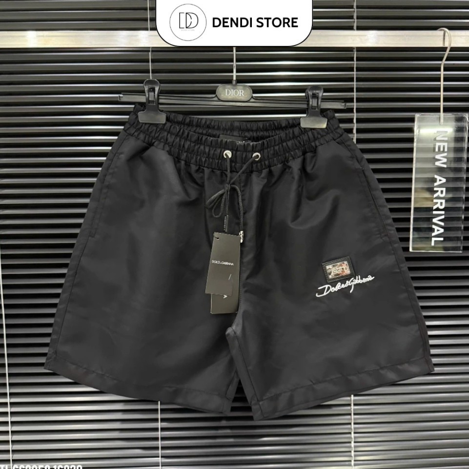 Quần short nam DG, Quần đùi nam thêu chữ, Chất liệu vải thoáng mát | DENDI STORE - 662958 Hot Trend