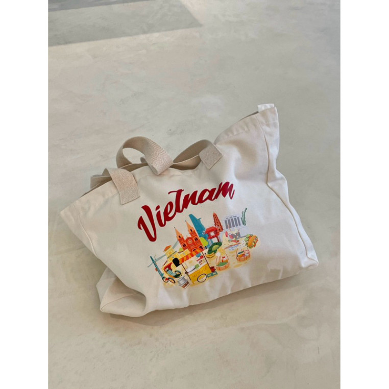 Túi Tote Canvas Việt Nam - Thelastseven Vietnam Canvas tote Bag Hot Trend