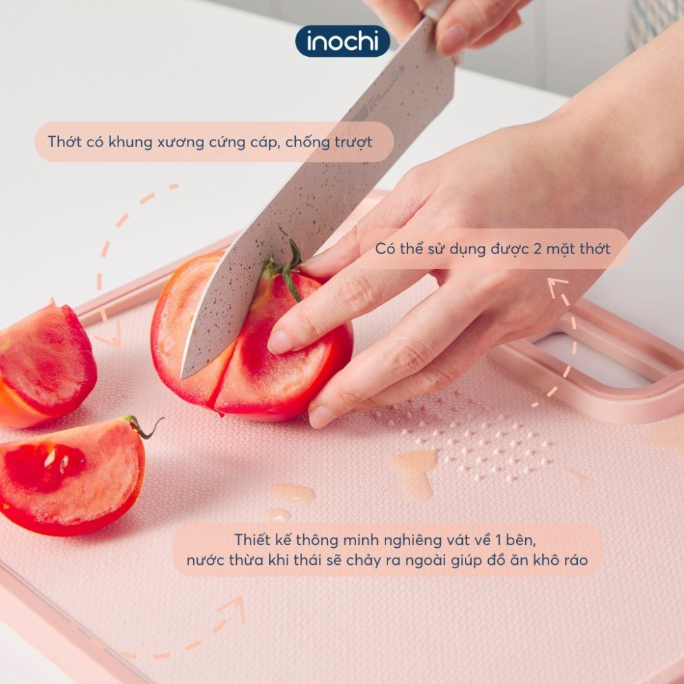 thớt kháng khuẩn cao cấp jnochj có thể chặt gà, thái rau củ quả tiện lợi, làm đồ nhà bếp 2029