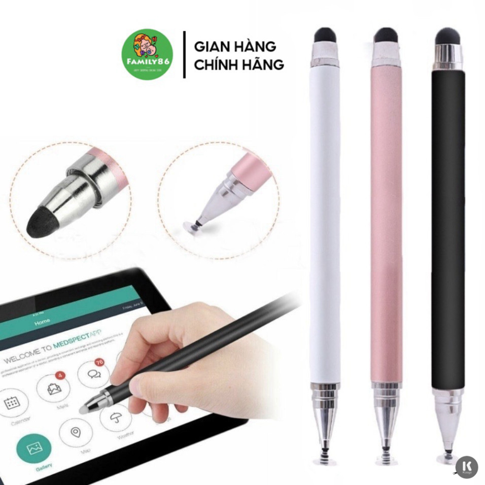 Bút Cảm Ứng Cho Iphone X/11/12, Ipad, Độ Nhạy Cao, Viết Vẽ Mượt | Capacitive Stylus