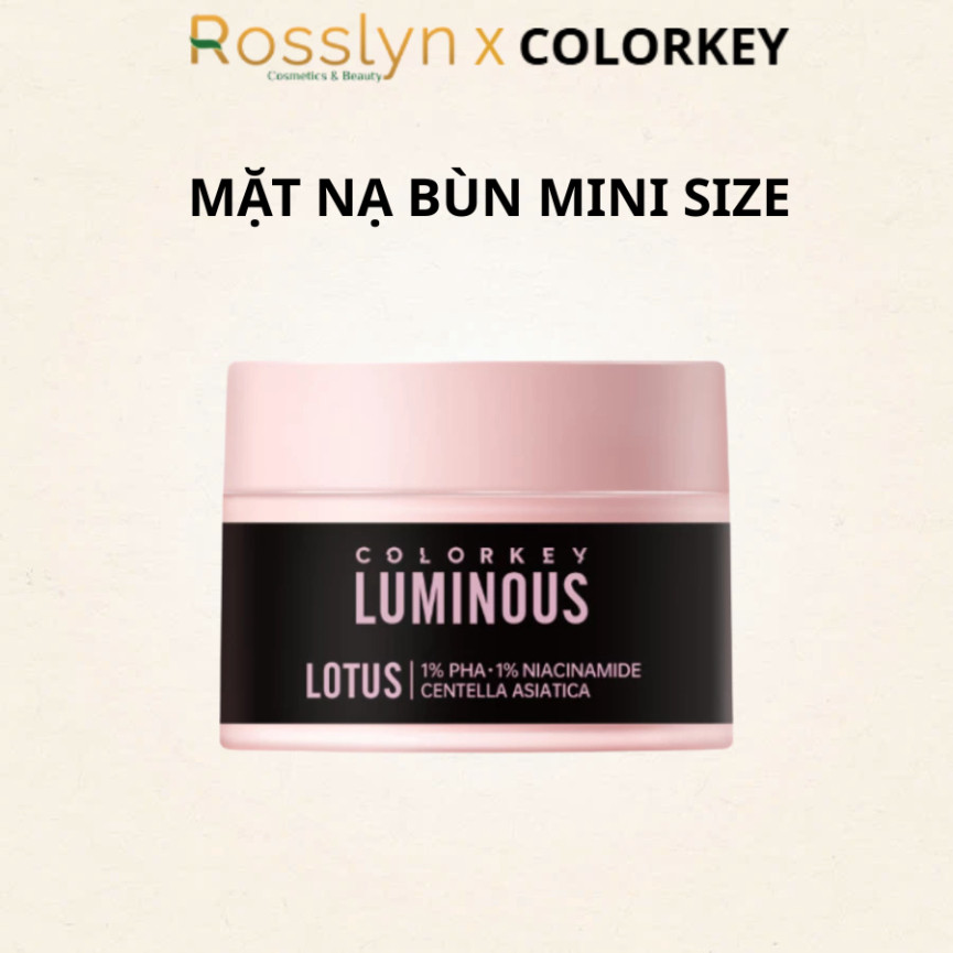 COLORKEY LUMINOUS CLEANSING CLAY MASK 10g