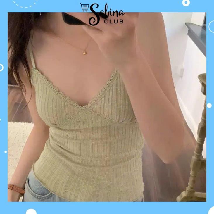 Áo Bra Nữ 2 Dây Thun Tăm Dáng Lửng Màu Pastel Phong Cách Korea Siêu Hot M68  E407  ngocphanminhkhoi