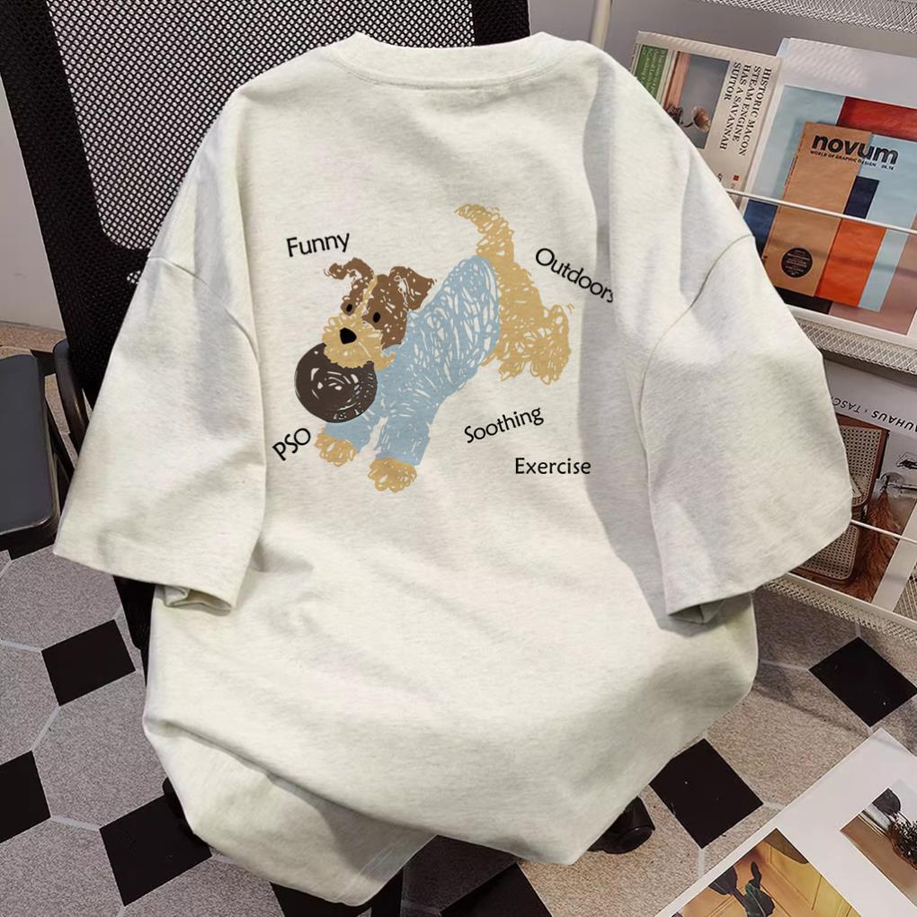 Áo thun CÚN NÂU  áo phông nữ cotton SU THOÁNG MÁT UT