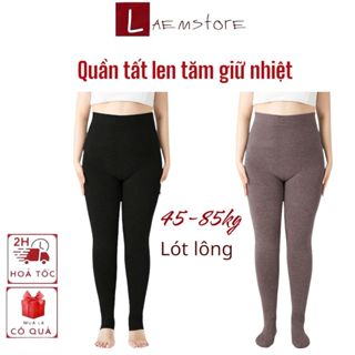  Quần Tất  45-80kg  Len Tăm Legging 150g 200g Dày Dặn Giữ Ấm Mùa Đông Cho Nữ 