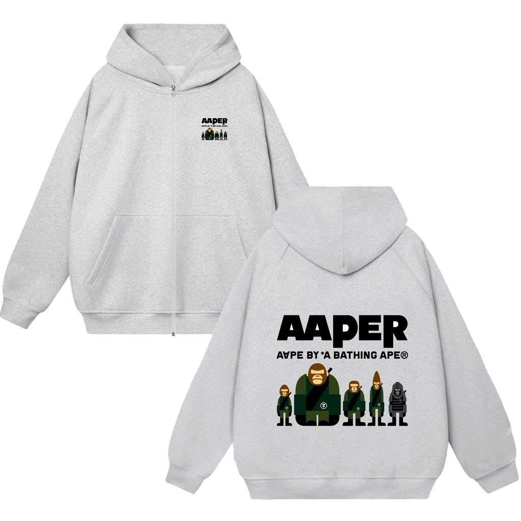 Áo khoác Hoddies Zip in hình Bá...Pè  - Chome Het mẫu mới nhiều mẫu NỈ COTTON ẤM ÁP UT