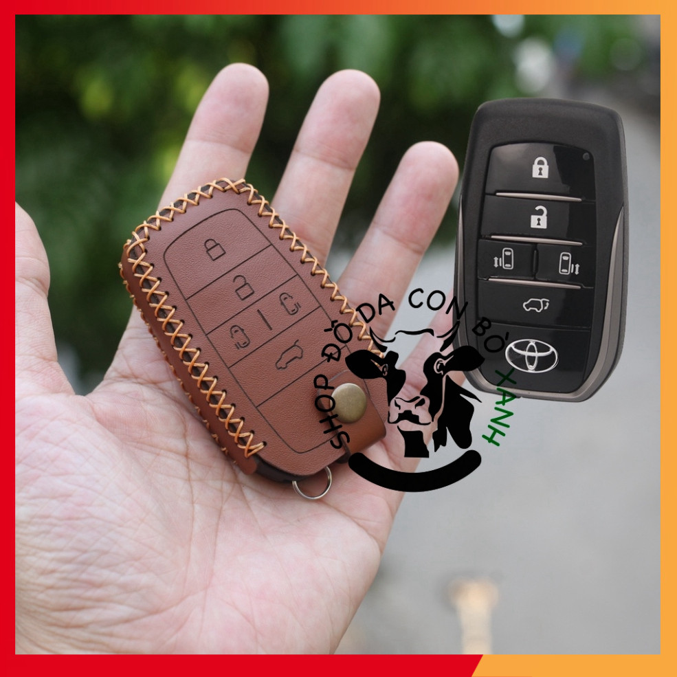 Bao Da Chìa Khóa Toyota ALPHARD, Alpha , Alphard Handmade Da Thật 009x