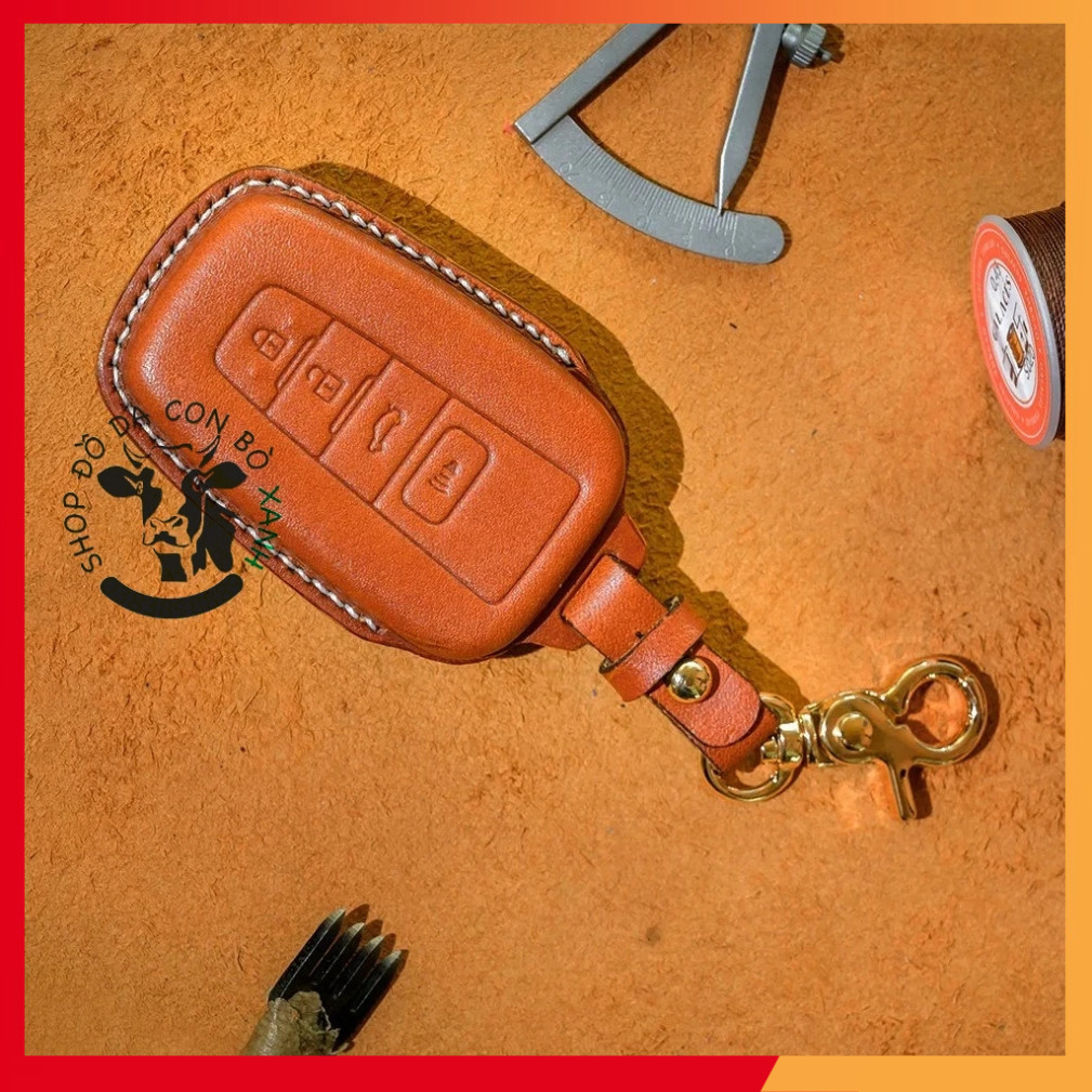 Bao Da Chìa Khóa Toyota Altis 2022, Camry 2019 2022 2024, Cross 2024 Handmade Da Thật 010