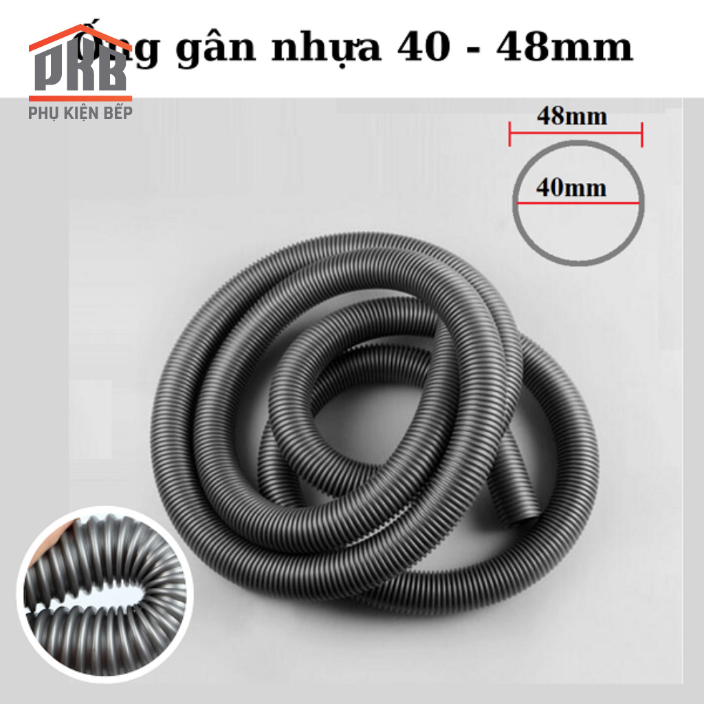 Ống mềm máy hút bụi công nghiệp 40mm (48mm), ống mềm 35mm (42mm)
