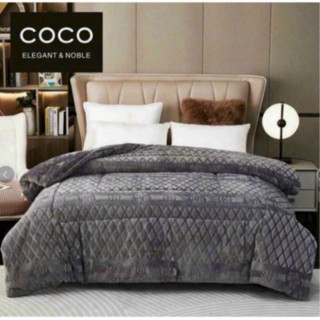    LOẠI 4KG   Chăn Lông Thỏ Siêu Ấm COCO Hàng Cao Cấp Nặng 4KG Lông Siêu Mềm Mịn Sang Trọng HGHOME 