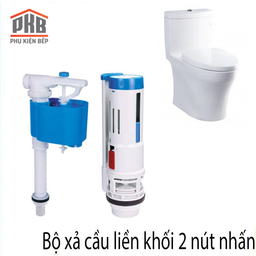 Bộ xả bồn cầu 2 nút nhấn cao cấp