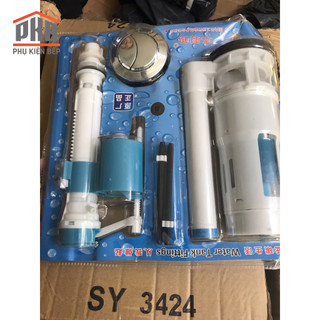 Bộ xả bồn cầu 2 nút nhấn cao cấp