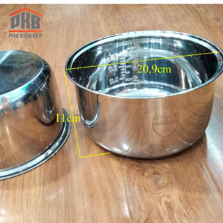 Ruột nồi INOX 304 cho nồi cơm điện 1,2 lít 