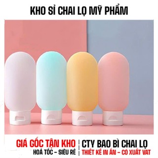   COMBO 3 CÁI  Tuýp Chiết Mỹ Phẩm Nhựa 20ml-250ml Đựng Dầu Gội Sữa Tắm 