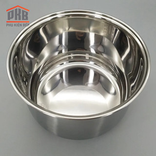  Ruột nồi cơm điện chất liệu inox 304 cao cấp dung tích 1L 1,2L siêu chắc chắn an toàn khi sử dụng 
