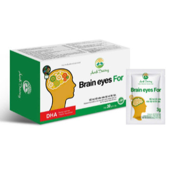 Cốm Trẻ Em BRAIN EYES FOR  bổ não, tăng thị lực, tăng cường miễn dịch, óc chó, việt quất, hạnh nhân 