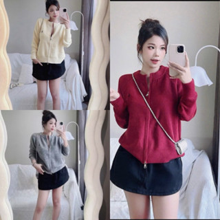   Huonglana.Vip    Loại kéo khoá  ÁO KHOÁC LEN KÉO KHOÁ THÊU NGỰA 4 MÀU 