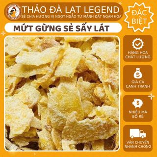 MỨT GỪNG SẺ SẤY LÁT, KHÔNG TẨY, ÍT ĐƯỜNG, CAY NỒNG, MỘC MẠC HƯƠNG VỊ XƯA - THẢO ĐÀ LẠT LEGENDS
