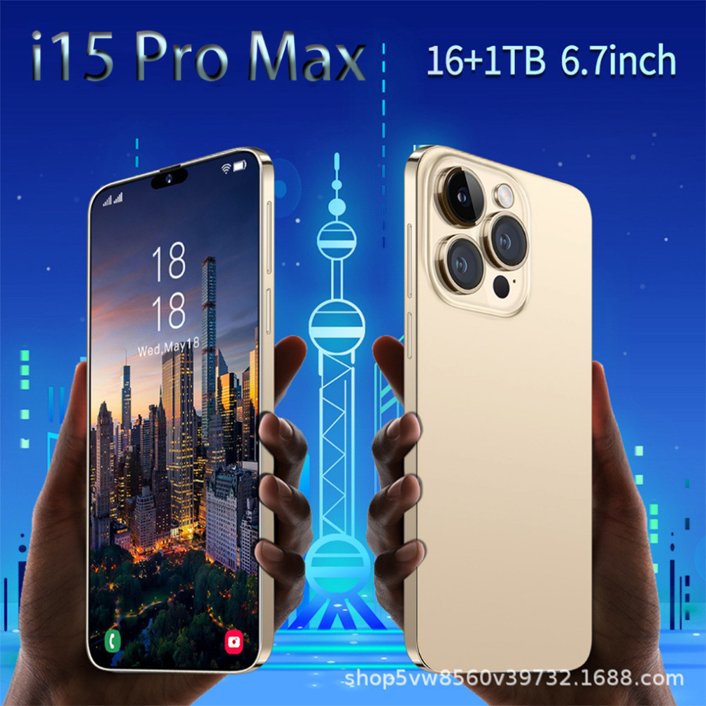 Điện thoại thông minh I15 Pro Max: 16GB + 1TB, Dual SIM, Pin 7800mAh, Giá thân thiện với sinh viên
