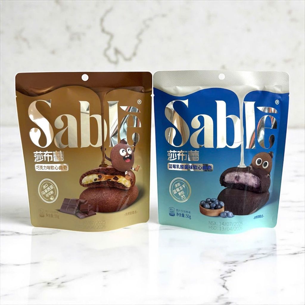 Mochi Sable vị socola và việt quất combo siêu hời