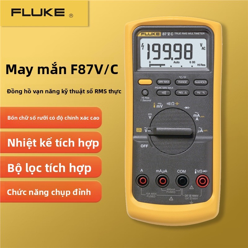 Fluke FLUKE87VC Đồng hồ vạn năng kỹ thuật số FLUKE233C Màn hình hiển thị đồng hồ vạn năng có thể thá