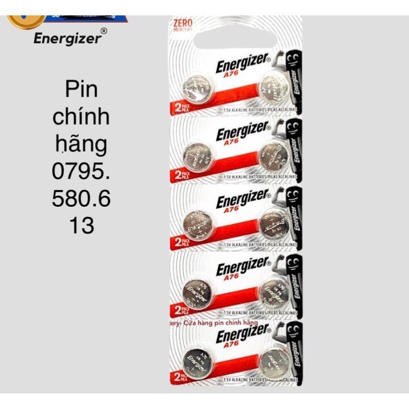 Vỉ 10 Viên Pin LR44 ( A76 ) ENERGIZER 1,5V - Hàng Chính Hãng