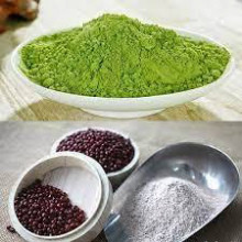 E Bột Trà Xanh Đậu Đỏ OBAXUA Nguyên Chất – Túi 75g/250g/500g E