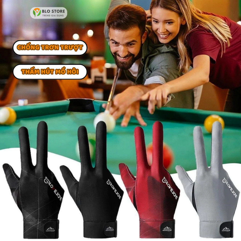 Găng Tay Snooker, Găng Tay Bi-a Chống Trượt, Thấm Hút Mồ Hôi Co Giãn Ba Ngón Tay Găng Tay Phụ Kiện T