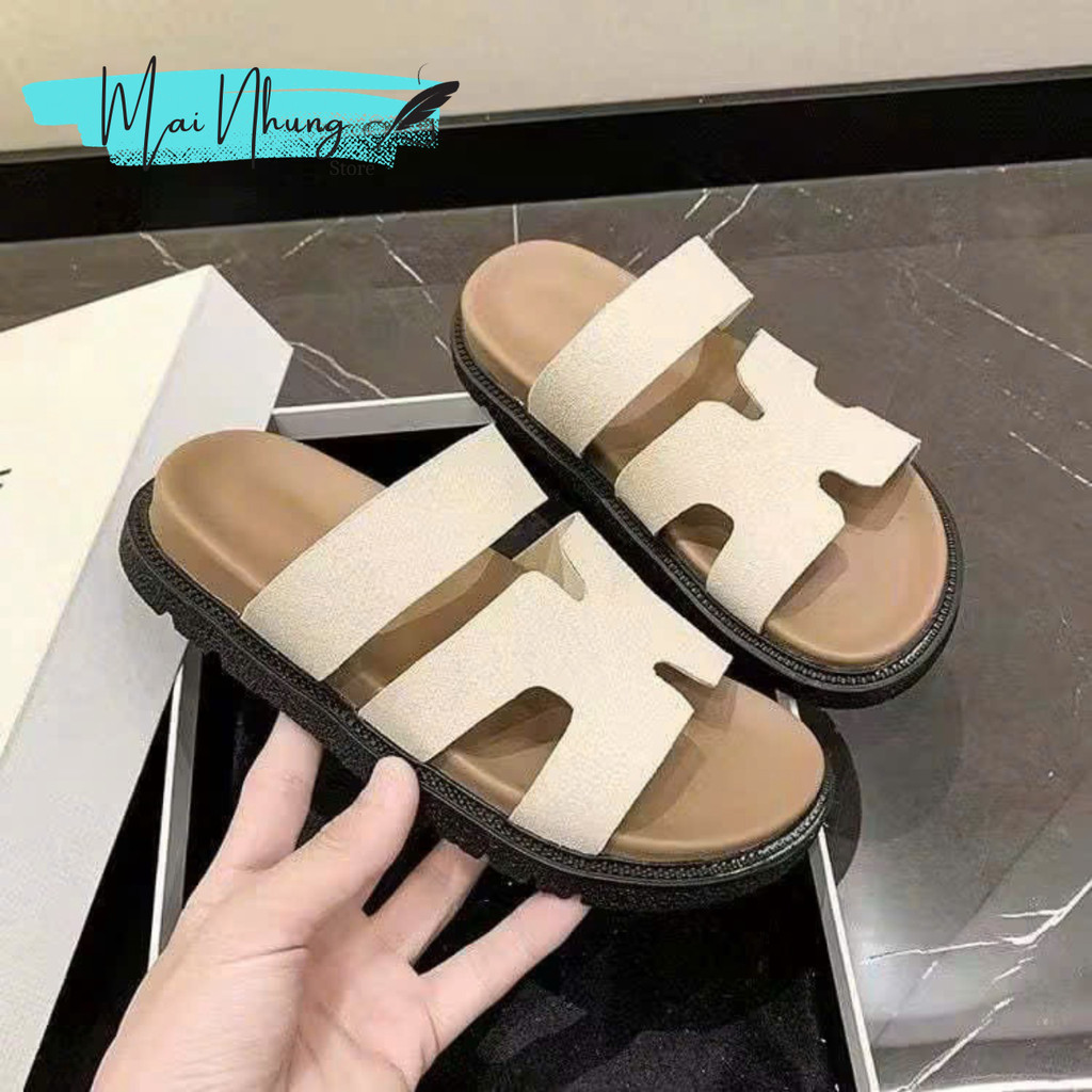 Dép nữ Chữ H quai ngang cao cấp