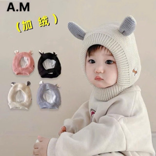  Mũ Len Trùm Tai Cho Bé Mũ Len Tai Thỏ Lót Lông Giữ Nhiệt Ấm Áp Cho Bé từ 6 tháng đến 3 Tuổ  ms a M i 