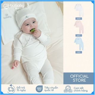   NB-6M  Bộ dài tay cài chéo tai gấu bao tay chân Lật Bubaby Siro  BSR110811| Quần áo chính hãng 