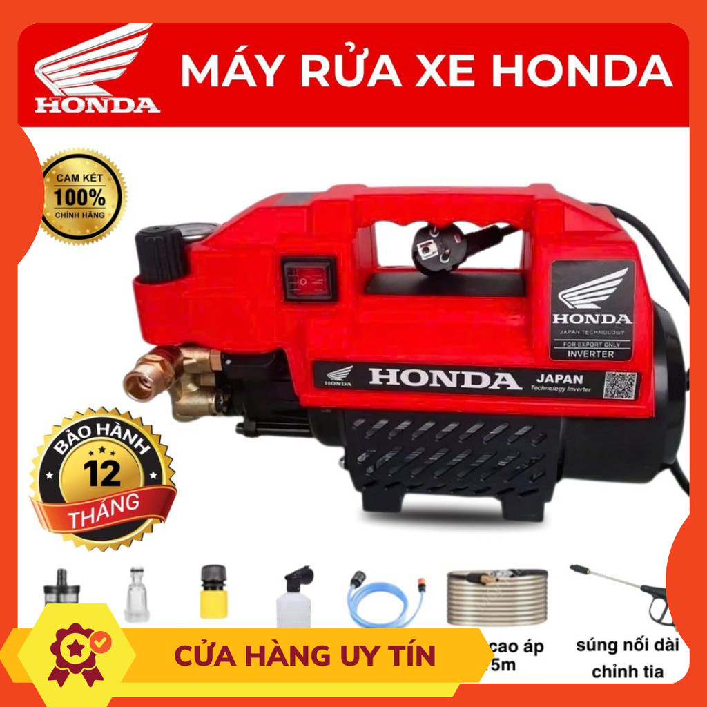 Máy Rửa Xe H gia đình Áp Lực 3500W - Máy Rửa Xe Mini Chỉnh Áp + máy rửa xe gia đình