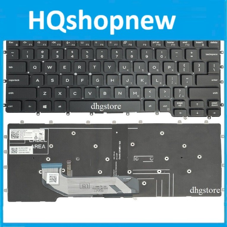 ⚡ Bàn phím laptop Dell Latitude 7400 2-IN-1, 9410 2-IN-1, 0NNGCR 0476JH Có Đèn