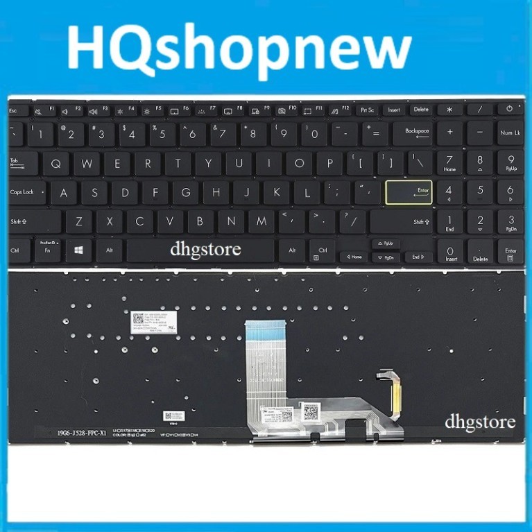⚡ Bàn phím Asus X513 D513 S513 M513 F513 K513 L510 R513 E513 V5100 V5050 M5600 S5600, Vivobook A515 