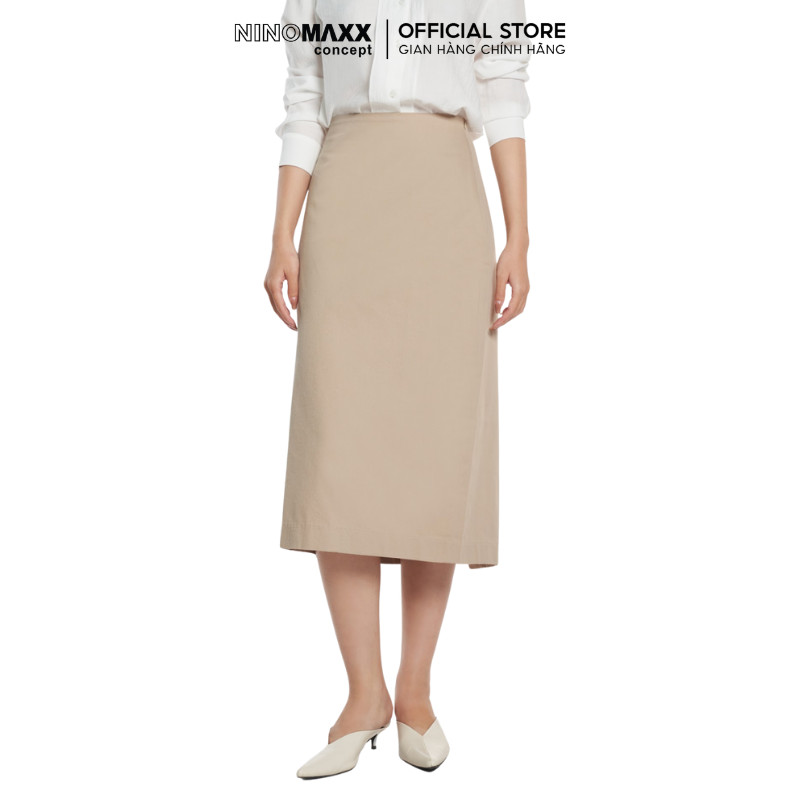 Chân Váy Nữ Dài Chất Cotton NINOMAXX 2411010