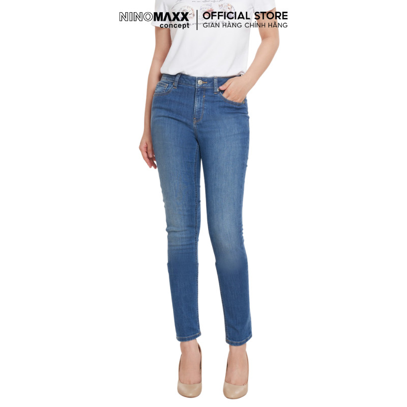 [CÒN SIZE 25, 26, 27, 28] N&M Quần Jeans Basic Nữ Ống Đứng 2206052