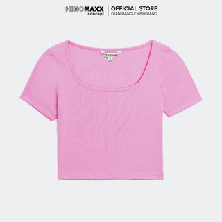 [CÒN HỒNG] SWEET SIXTEEN Áo Croptop Nữ Tay Ngắn Cổ Vuông 2207040