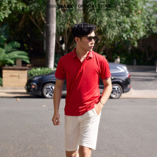   CÒN ĐỎ  Áo Polo Nam Premium Cotton Golf Pique Cool Touch N&M Thương Hiệu NINOMAXX 2104030 