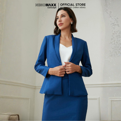 [CÒN XANH DƯƠNG] Chân Váy Công Sở Nữ Chất Liệu Nano Chống Nắng Váy Dài N&M Thương Hiệu NINOMAXX 2104028