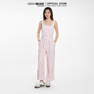   CÒN SIZE S M  N&M Bộ Jumsuit Nữ kẻ sọc visco linen 2002024 