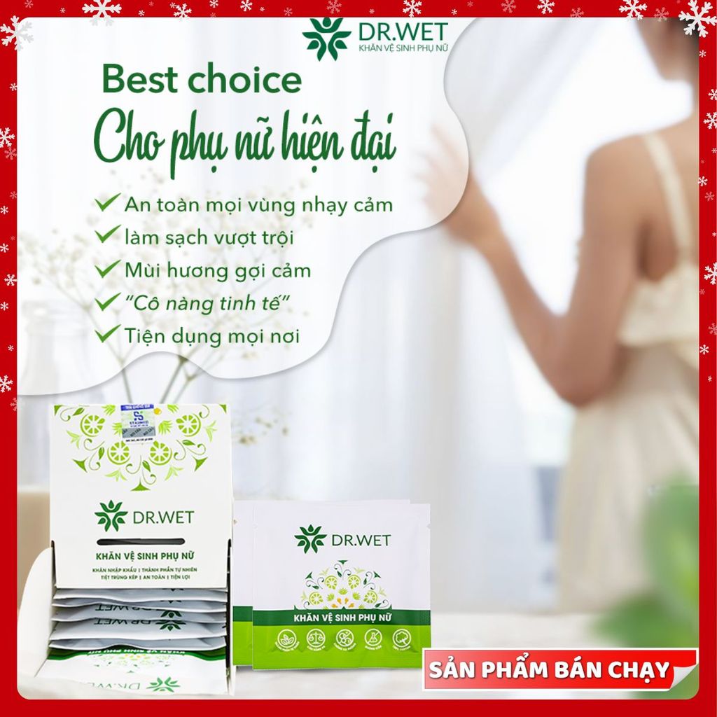 Khăn Y Tế Vệ Sinh Phụ Nữ DR.WET BEBI